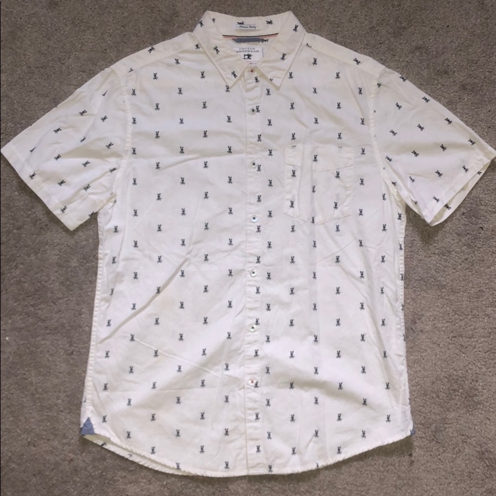 Short Sleeve Botton Down Collar Shirt